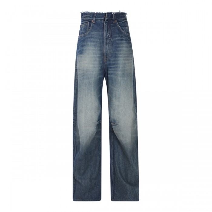 BLUE COTTON DENIM JEANS
