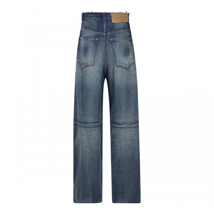 BLUE COTTON DENIM JEANS 2