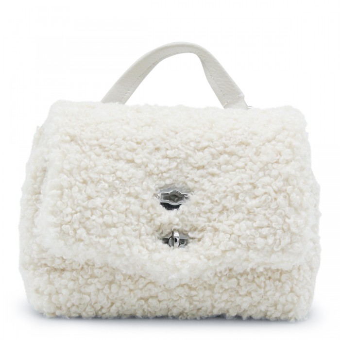WHITE LEATHER POSTINA DOLLY...