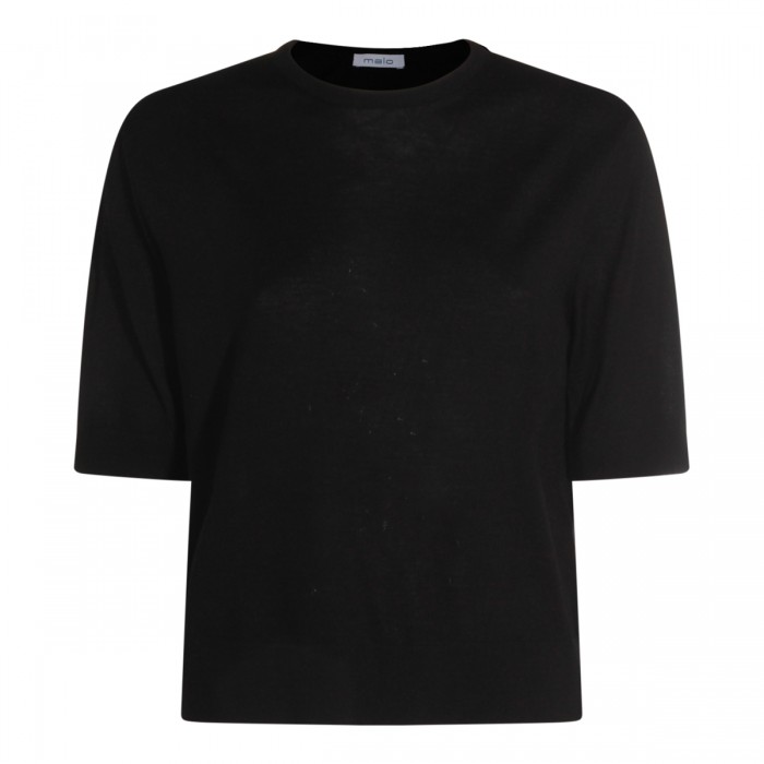 BLACK CASHMERE KNITWEAR