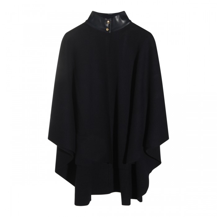 BLACK COTTON CAPE
