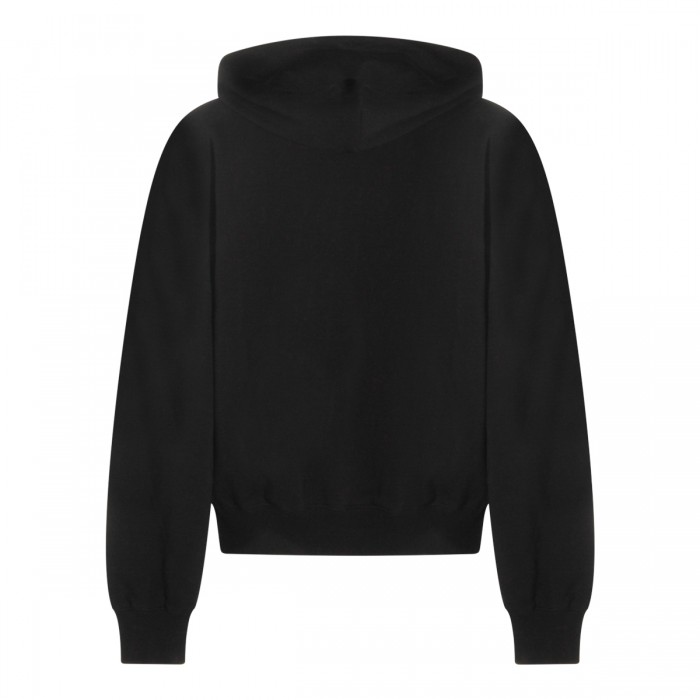 BLACK COTTON SWEATSHIRT 2