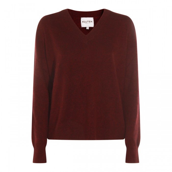 RED CASHMERE KNITWEAR