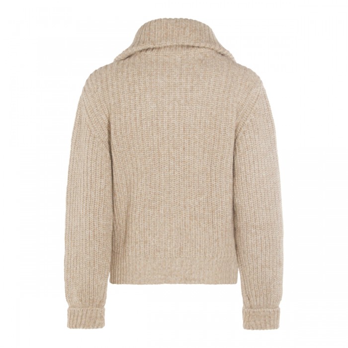 BEIGE WOOL KNITWEAR 2