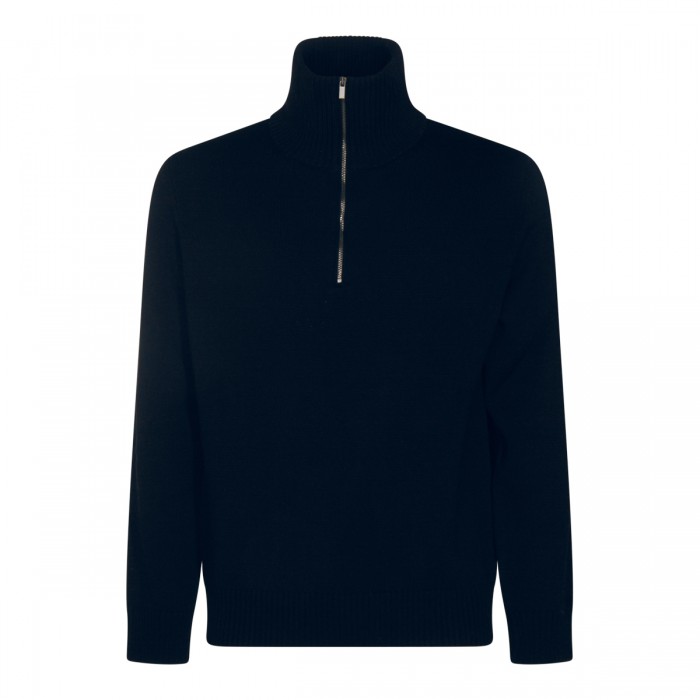NAVY WOOL KNITWEAR