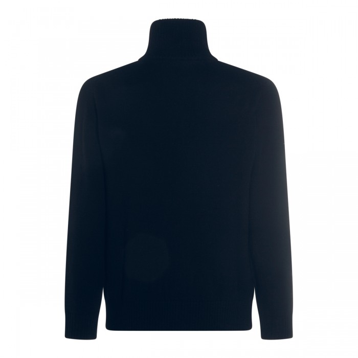 NAVY WOOL KNITWEAR 2