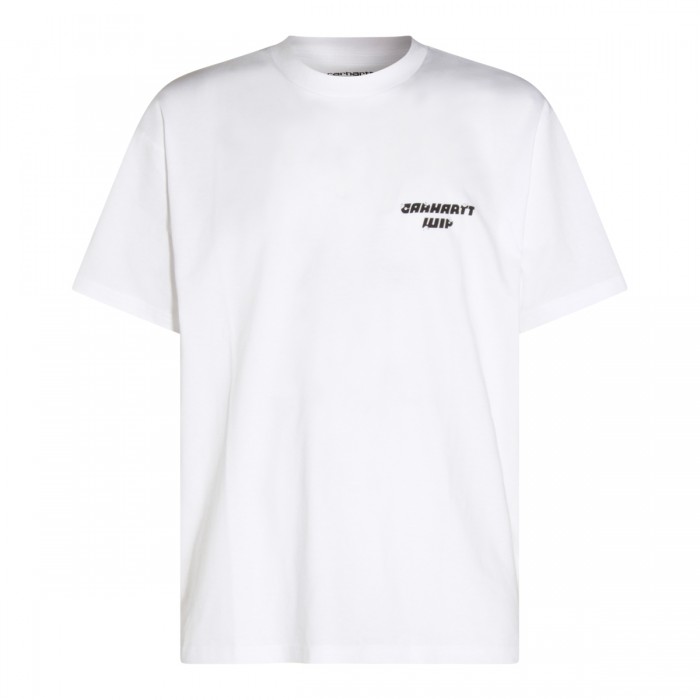 WHITE COTTON T-SHIRT