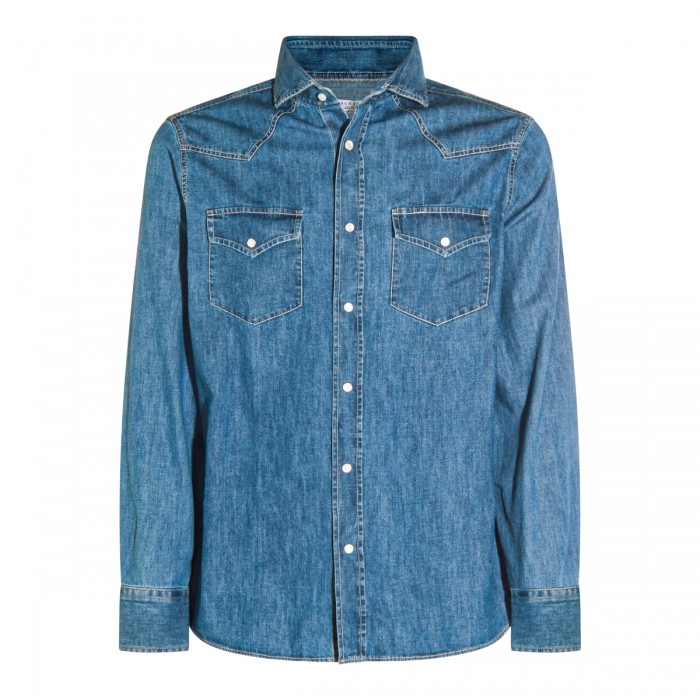 BLUE COTTON SHIRT