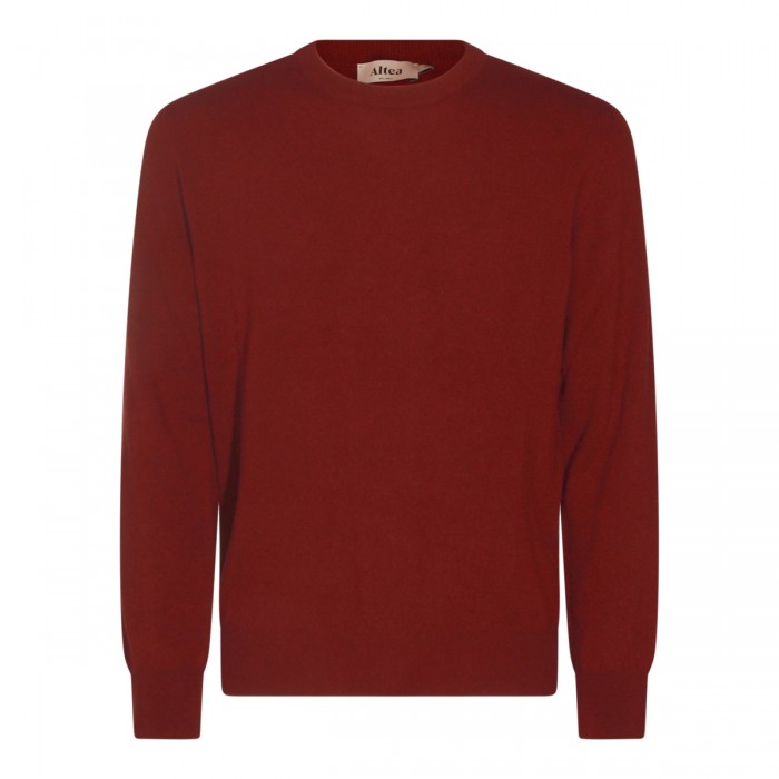 RED WOOL KNITWEAR