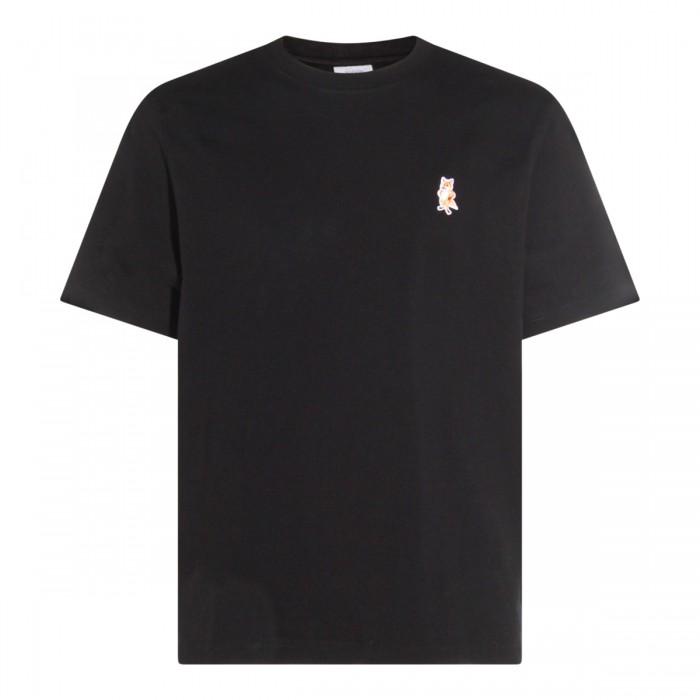 BLACK COTTON T-SHIRT