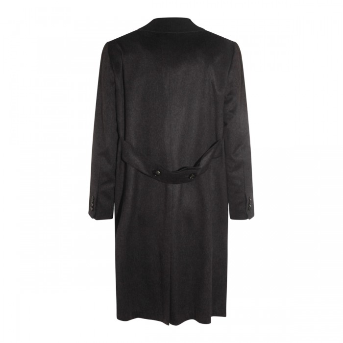 DARK GREY CASHMERE COAT 2