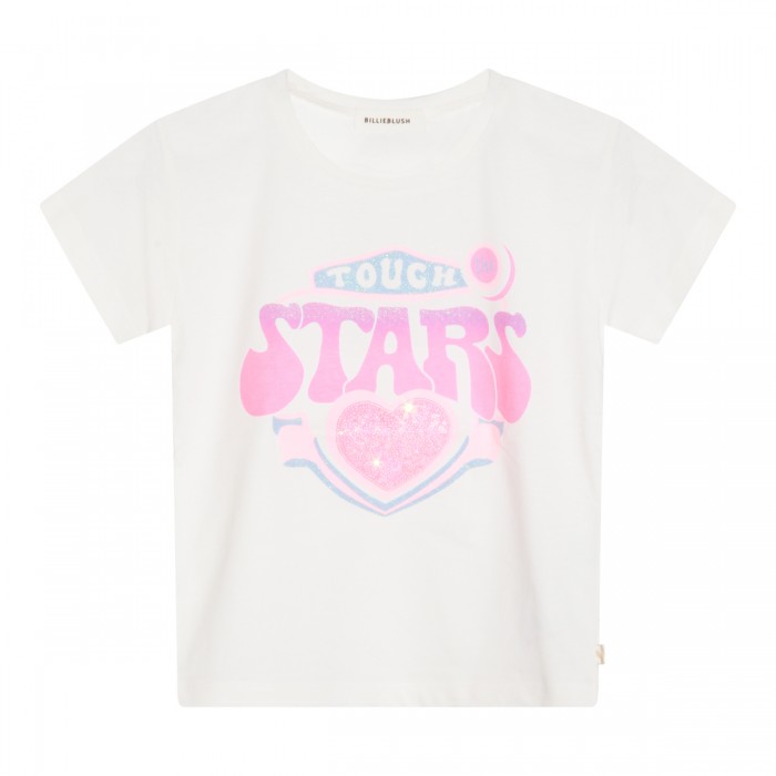 WHITE COTTON T-SHIRT