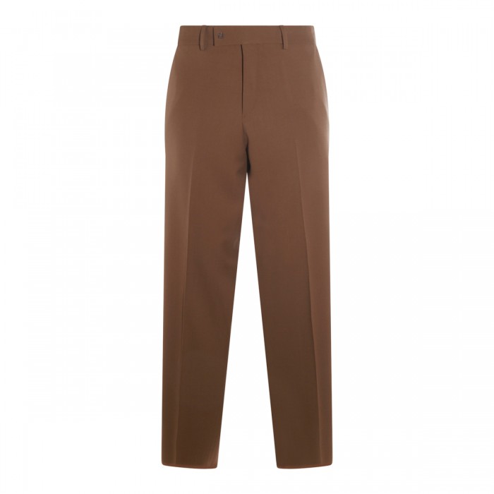 DARK BROWN COTTON PANTS