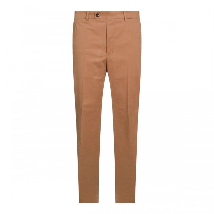 CAMEL COTTON PANTS