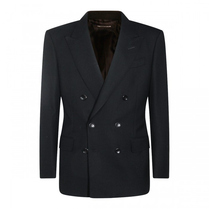 BLACK WOOL BLAZER