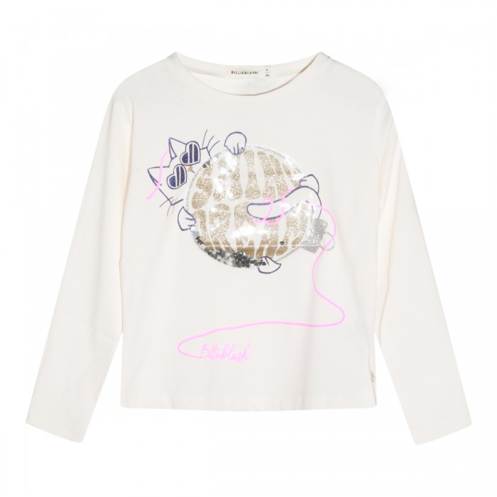 WHITE COTTON T-SHIRT