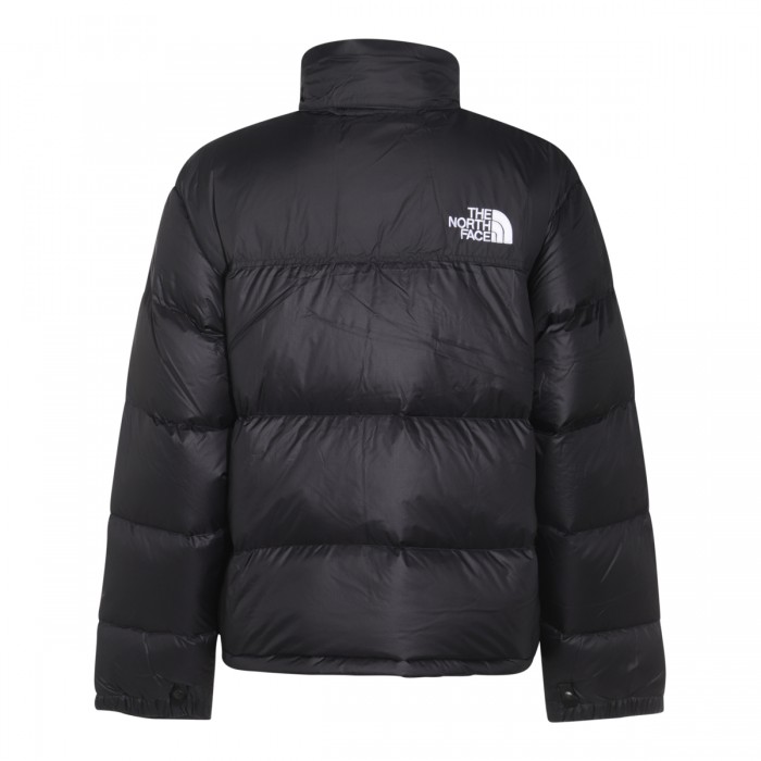 BLACK NYLON DOWN JACKET 2