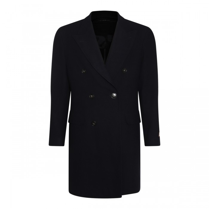 BLACK WOOL COAT