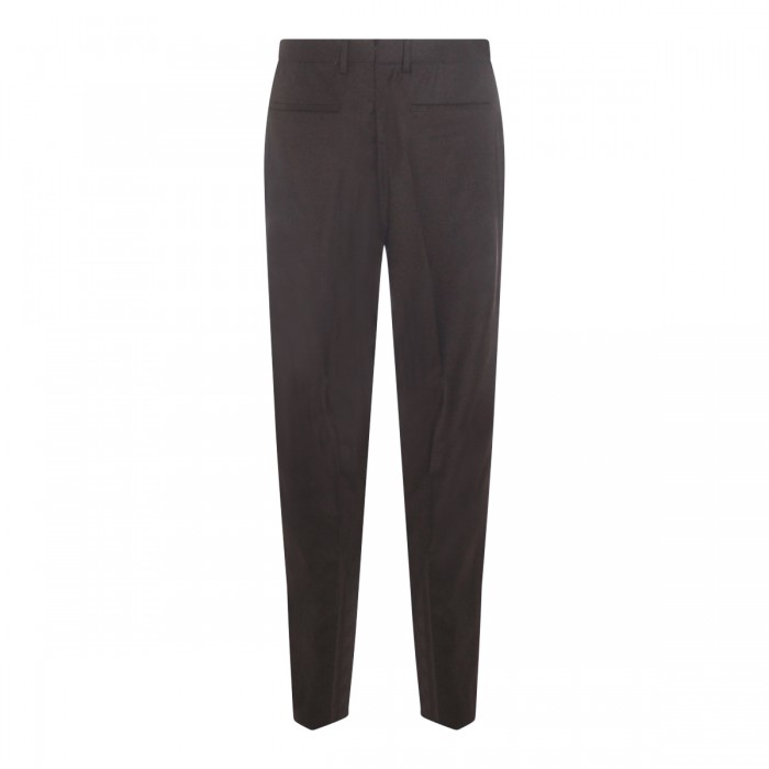 DARK GREY VIRGIN WOOL TROUSERS 2