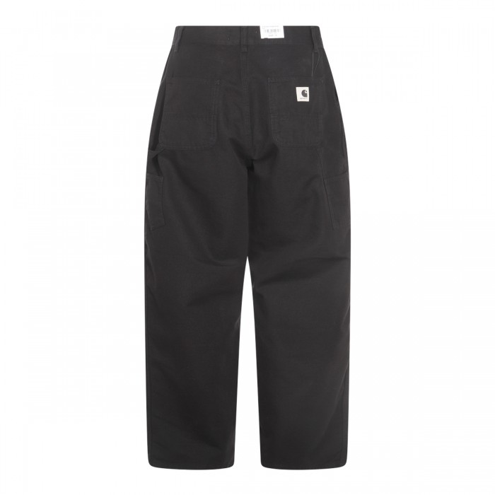 BLACK COTTON BRANDON PANTS 2