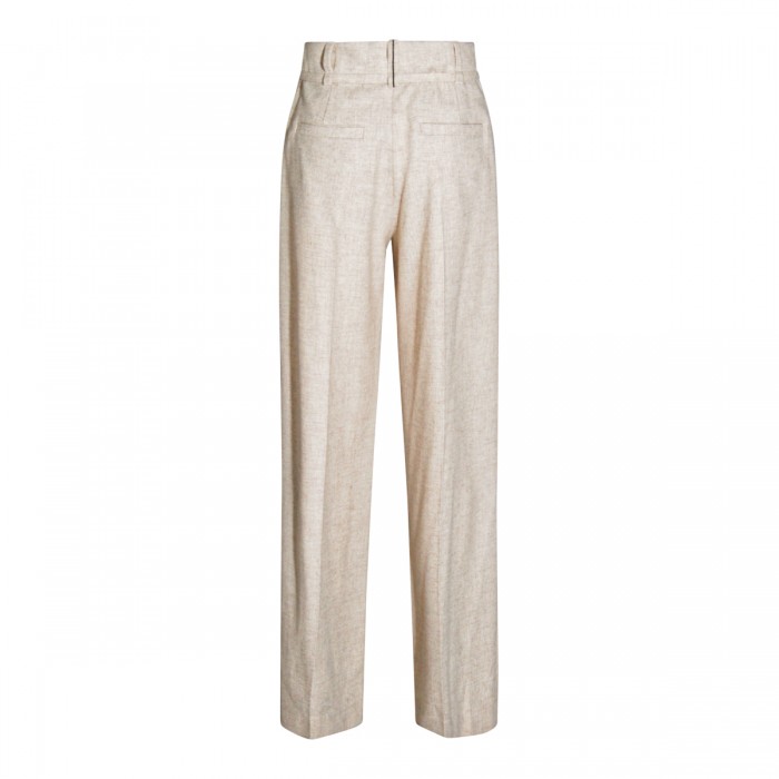 BEIGE WOOL PANTS 2