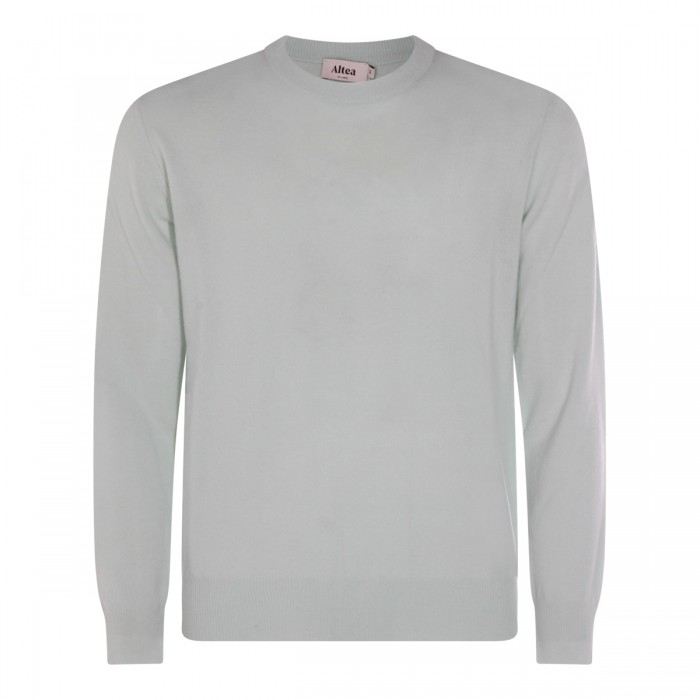 LIGHT GREY WOOL KNITWEAR