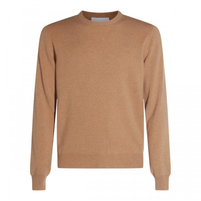 BEIGE WOOL KNITWEAR