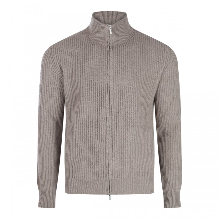 GREY VIRGIN WOOL KNITWEAR