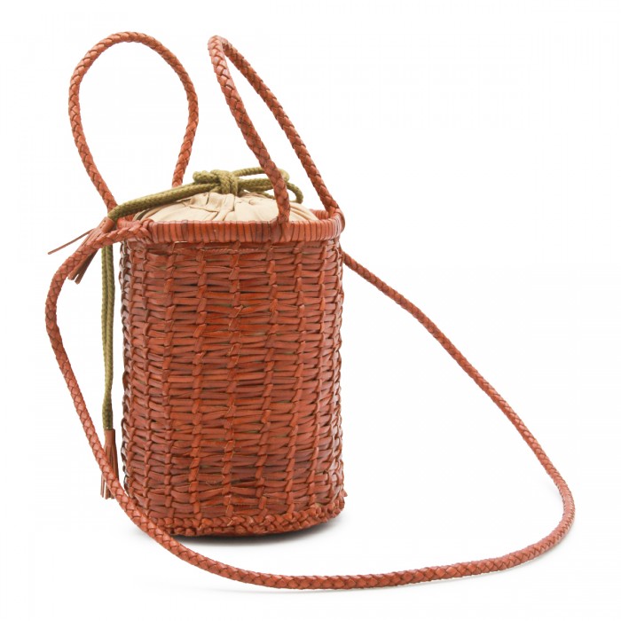 BROWN LEATHER SATCHEL 2