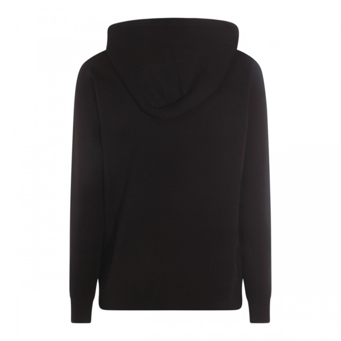 BLACK WOOL TADDEO SWEATSHIRT 2