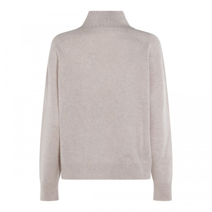 LIGHT GREY CASHMERE KNITWEAR 2