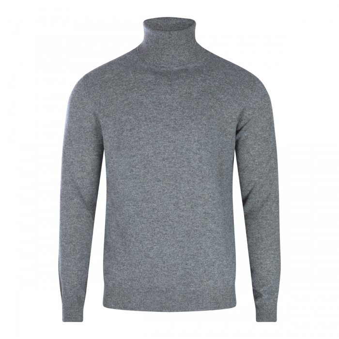 GREY CASHMERE KNITWEAR