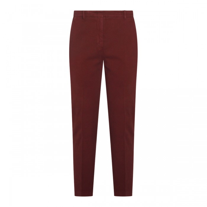 RED COTTON PANTS