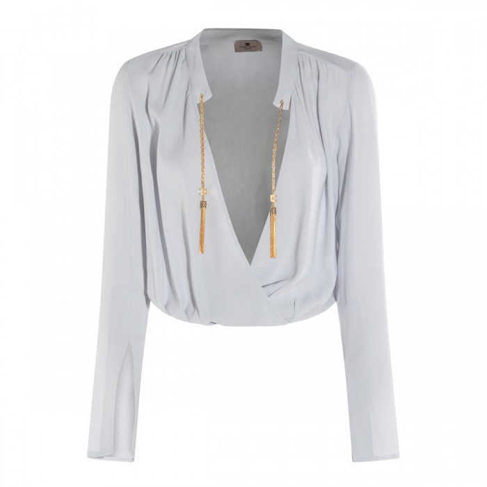 LIGHT BLUE VISCOSE BODYSUIT