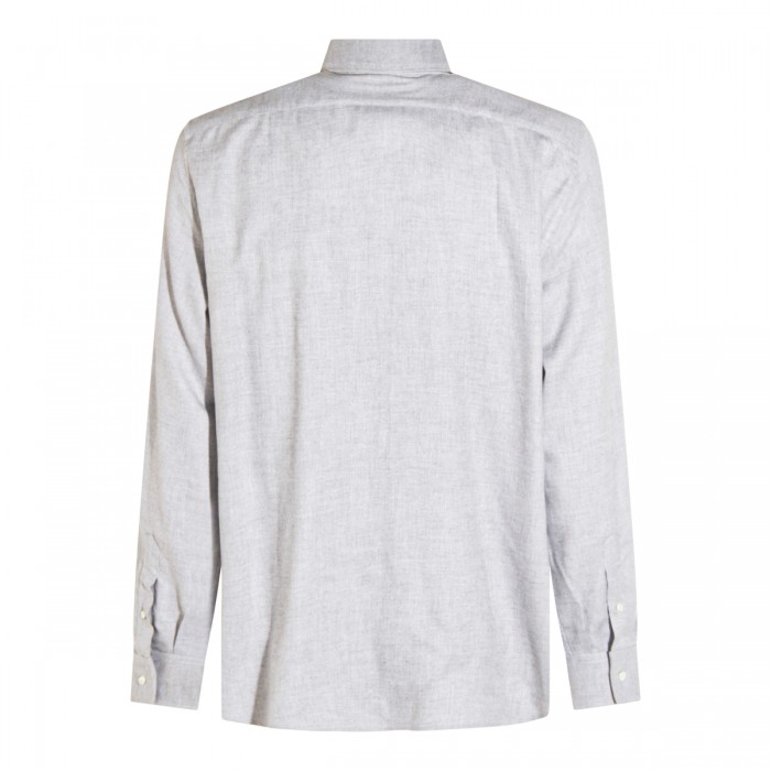 LIGHT GREY COTTON SHIRT 2