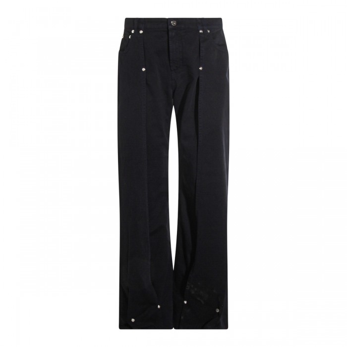DARK BLUE COTTON JEANS