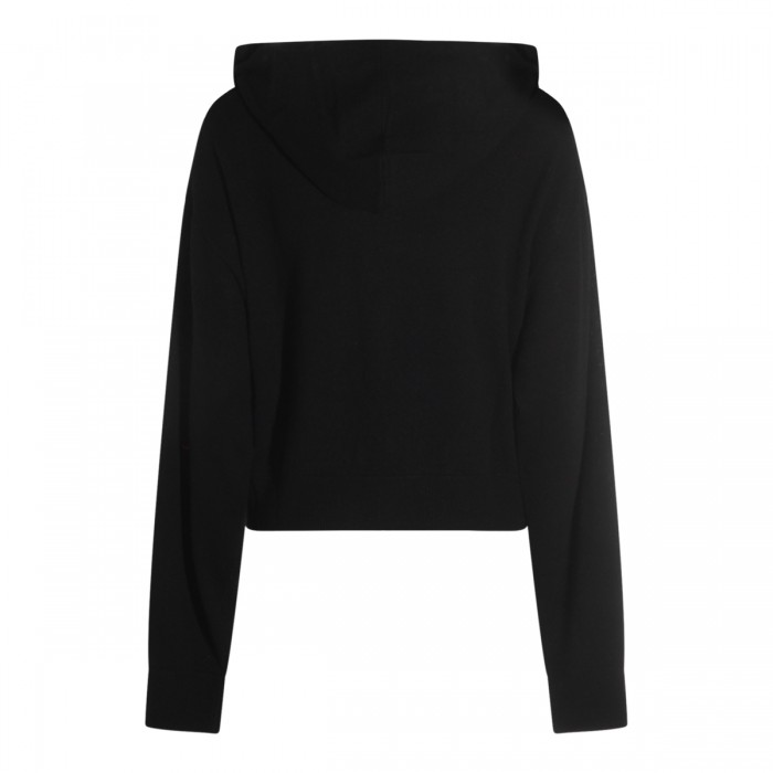 BLACK WOOL SWEATSHIRT 2