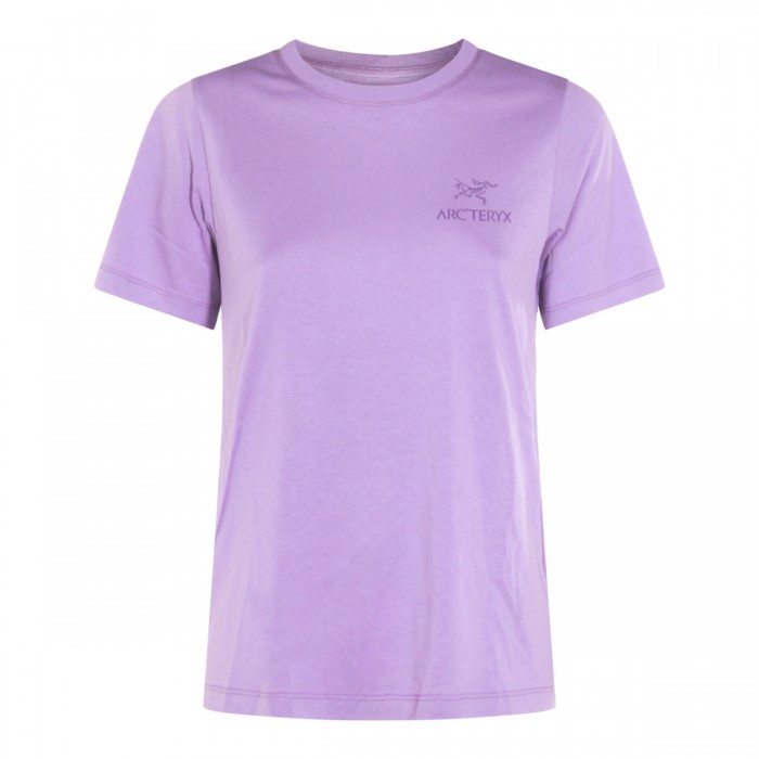 PURPLE COTTON T-SHIRT