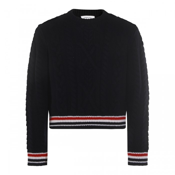 DARK NAVY WOOL KNITWEAR