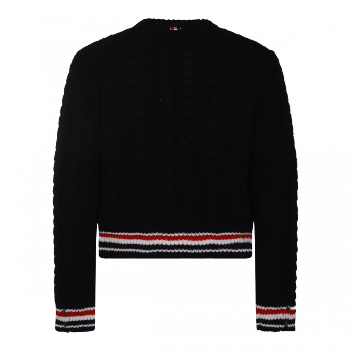 DARK NAVY WOOL KNITWEAR 2