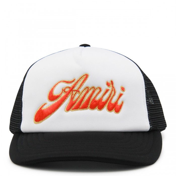 BLACK AND WHITE BASEBALL CAP