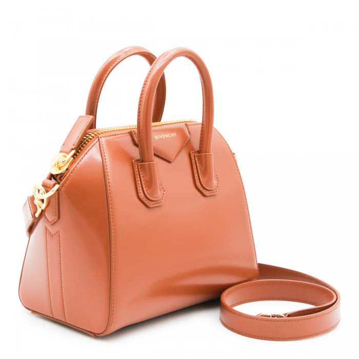 CARAMEL LEATHER ANTIGONA... 2