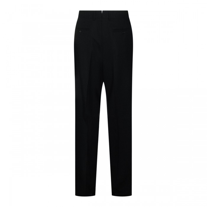 BLACK WOOL PANTS 2