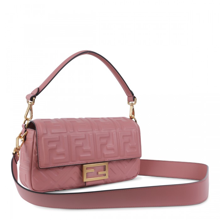 PINK LEATHER BAGUETTE... 2