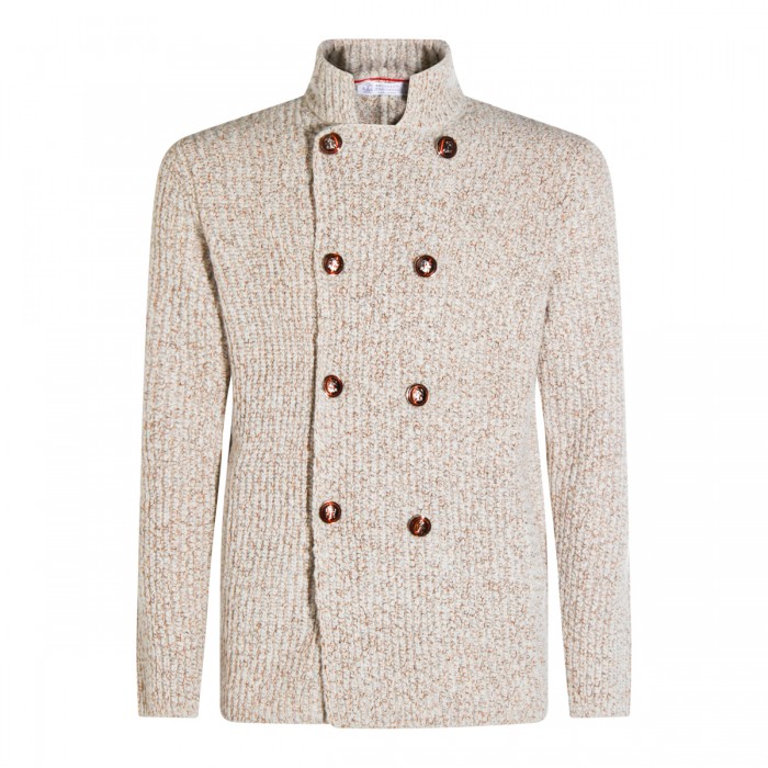 BEIGE WOOL KNITWEAR
