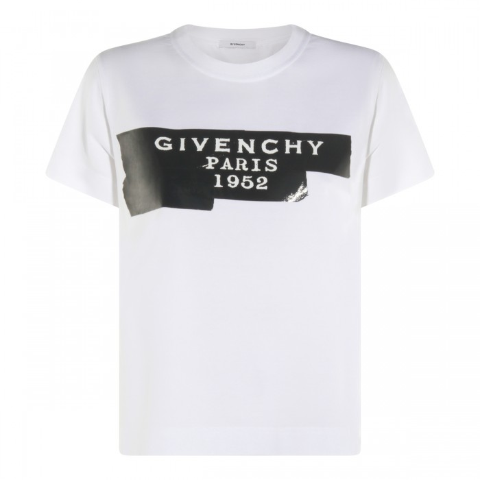 WHITE COTTON T-SHIRT