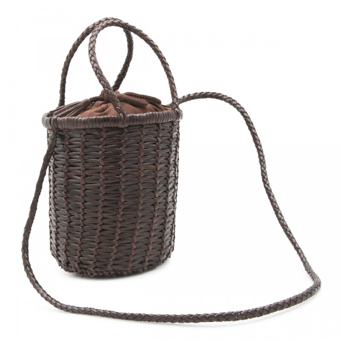 DARK BROWN LINA MINI SATCHEL 2