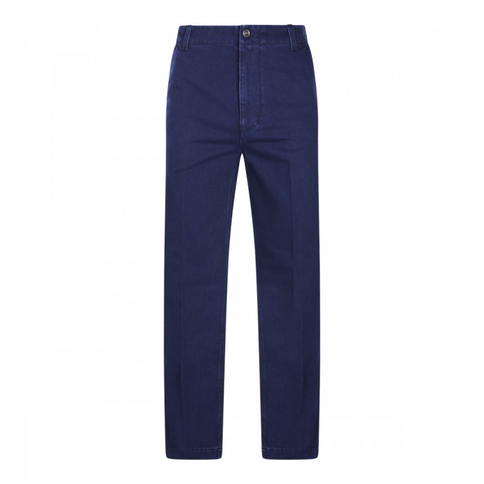 NAVY COTTON PANTS