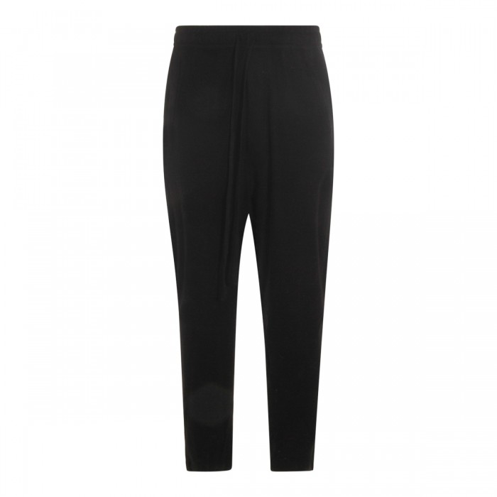 BLACK WOOL PANTS