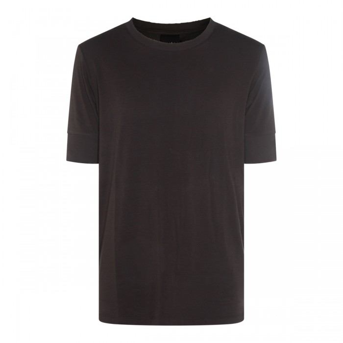DARK GREY COTTON T-SHIRT